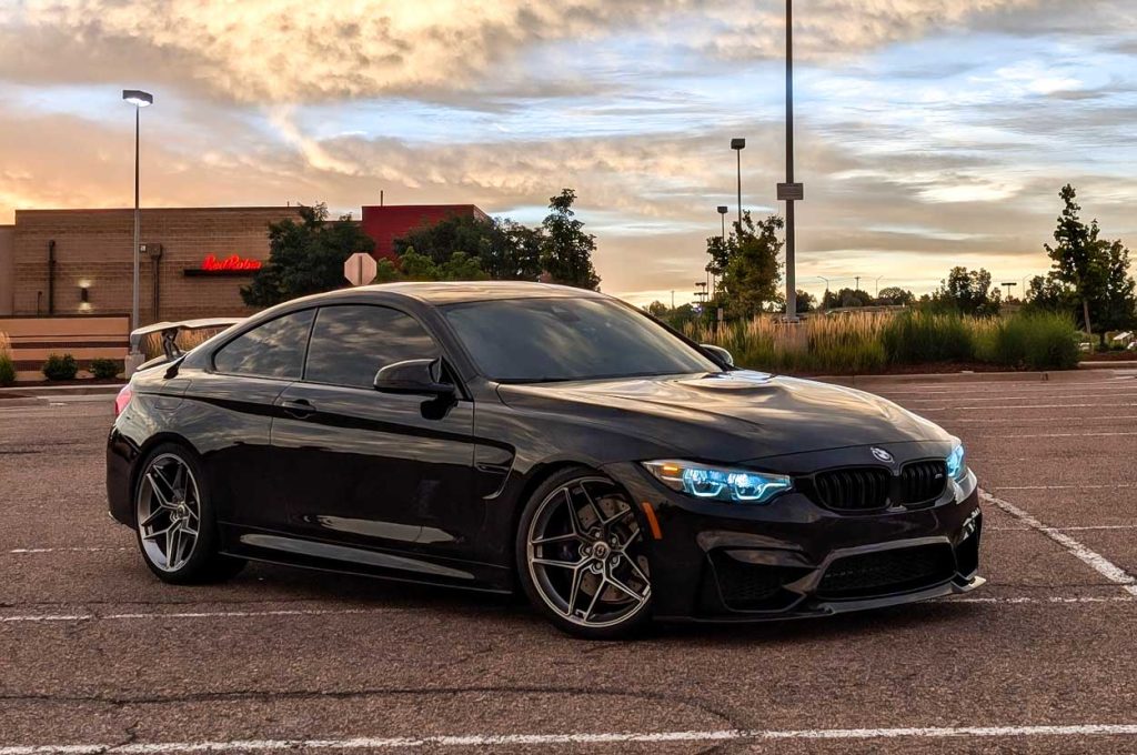 F82 BMW M4 with Vorsteiner VRS wing